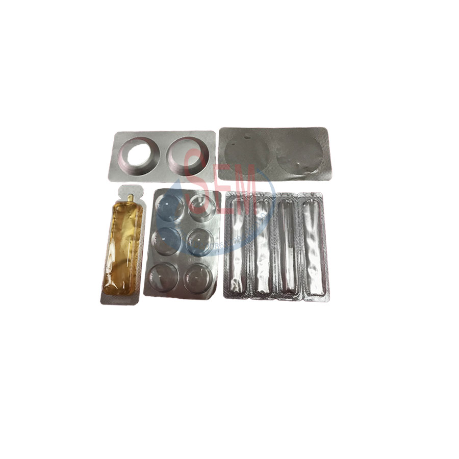 Double aluminum foil film automatic blister packing machine Double aluminum foil film automatic blister packing machine