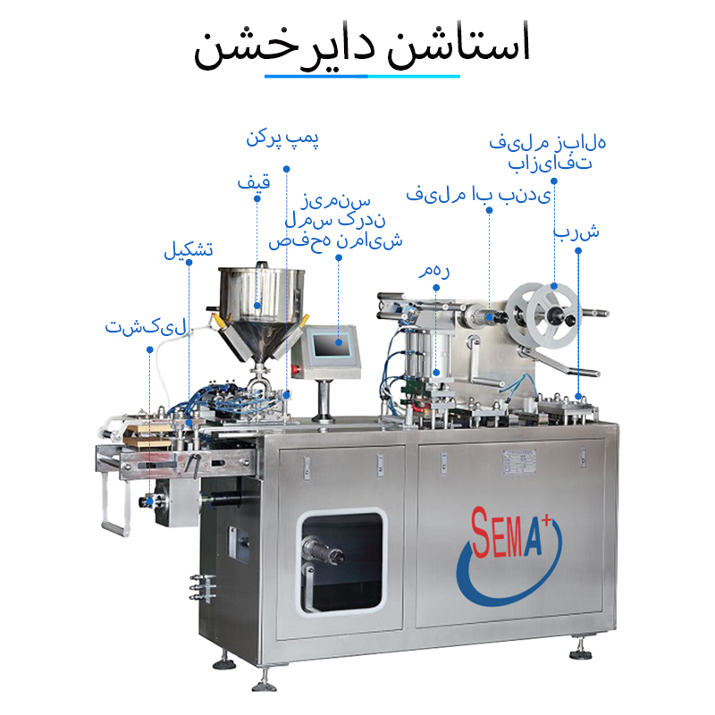 اب نبات جم شکلات کره سس روغن عطر لوازم ارایشی و بهداشتی دستگاه بسته بندی تاول زده شده دستگاه بسته بندی تاول زده