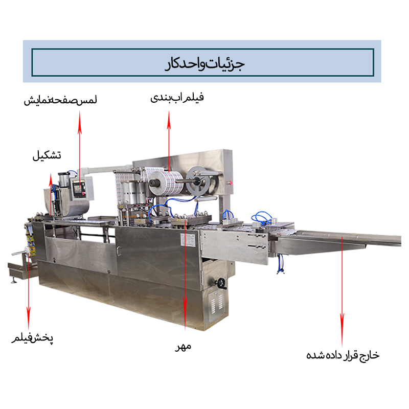 شکل محصول نصب شده تخم مرغ اتوماتیک تخم مرغ پلاستیکی تخم مرغ شکلات تشکیل پر کردن دستگاه بسته بندی تاول زده شده