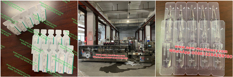 Automatic Plastic Ampoule Liquid Packaging Line