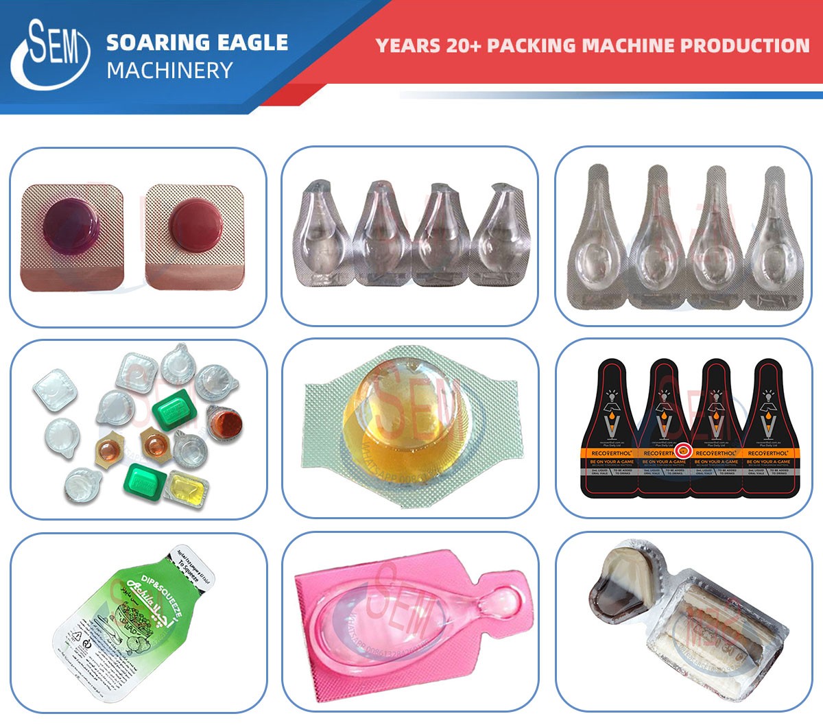 Liquid blister packing machine for chocolate butter  syrup jam honey