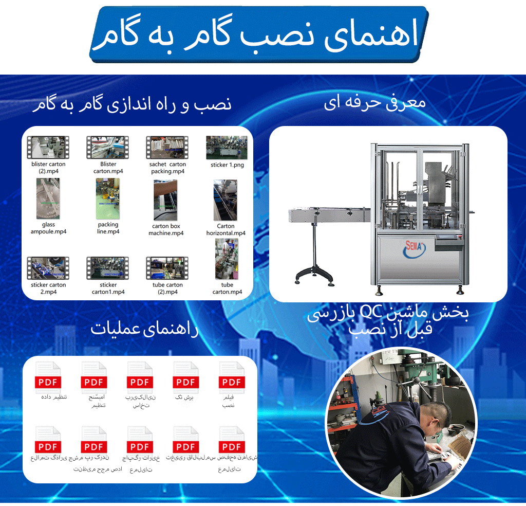 خودکار cometic لوله بطری چوب ساشه کارتن جعبه بسته بندی ماشین